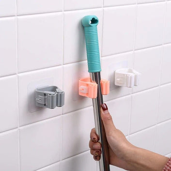 Heavy-Duty Magic Mop &amp; Broom Organizer